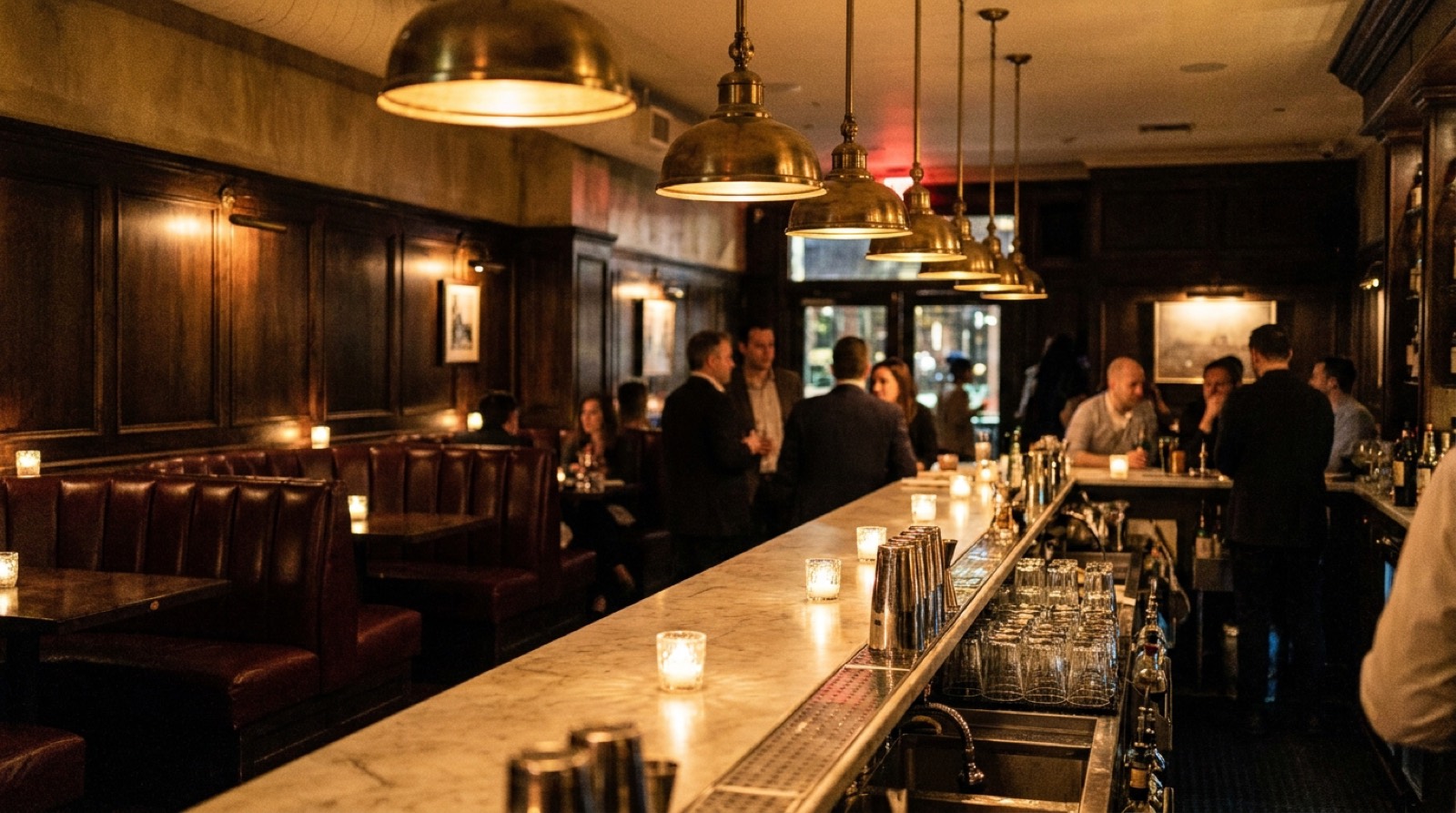 The Gilded Hour sample site — supper club